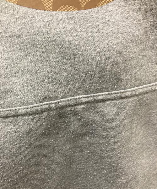 COACH（コーチ）COACH (コーチ) シグネチャープリントフーディー グレー サイズ:Mの古着・服飾アイテム