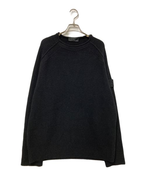 STONE ISLAND（ストーンアイランド）STONE ISLAND (ストーンアイランド) GHOST KNIT ブラック サイズ:Lの古着・服飾アイテム
