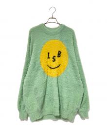 little sunny bite（リトルサニーバイト）の古着「lsb smile big knit」｜グリーン×イエロー