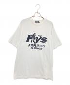 Hysteric Glamourヒステリックグラマー）の古着「HYSTERIC AMPLIFIED Tシャツ」｜ホワイト×ブラック