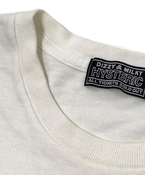 Hysteric Glamour（ヒステリックグラマー）Hysteric Glamour (ヒステリックグラマー) HYSTERIC AMPLIFIED Tシャツ ホワイト×ブラック サイズ:Lの古着・服飾アイテム
