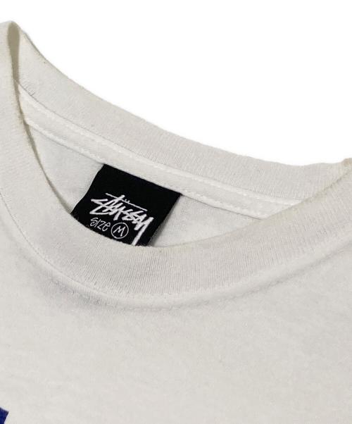 stussy（ステューシー）stussy (ステューシー) 5 SPORT TEE ホワイト×ネイビー サイズ:Mの古着・服飾アイテム