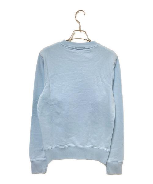maison kitsune（メゾンキツネ）maison kitsune (メゾンキツネ) チルラックスフォックス パッチ レギュラー スウェット グリーン サイズ:XSの古着・服飾アイテム