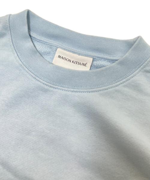 maison kitsune（メゾンキツネ）maison kitsune (メゾンキツネ) チルラックスフォックス パッチ レギュラー スウェット グリーン サイズ:XSの古着・服飾アイテム