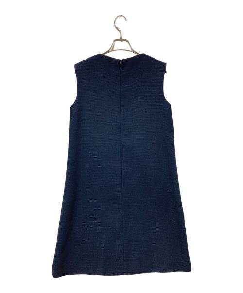 Audire（アウディーレ）Audire (アウディーレ) London tweed dress ネイビー サイズ:Sの古着・服飾アイテム
