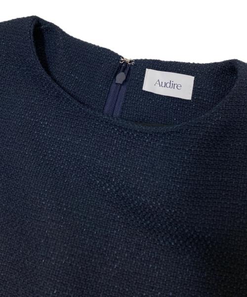 Audire（アウディーレ）Audire (アウディーレ) London tweed dress ネイビー サイズ:Sの古着・服飾アイテム