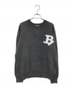 Bibiy.ビビィ）の古着「B. CLUB KNIT」｜グレー