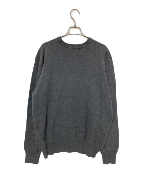 Bibiy.（ビビィ）Bibiy. (ビビィ) B. CLUB KNIT グレー サイズ:Mの古着・服飾アイテム