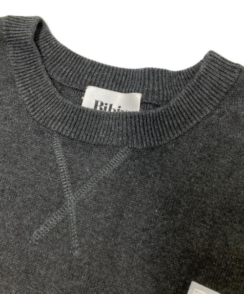 Bibiy.（ビビィ）Bibiy. (ビビィ) B. CLUB KNIT グレー サイズ:Mの古着・服飾アイテム