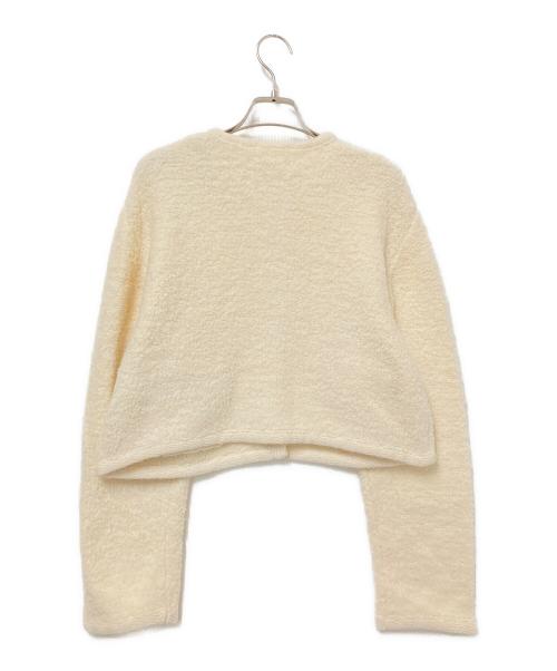 eimy istoire（エイミーイストワール）eimy istoire (エイミーイストワール) TEDDY KNIT JACKET ベージュ サイズ:FREE 未使用品の古着・服飾アイテム