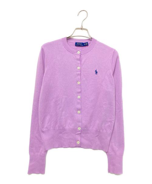 POLO RALPH LAUREN（ポロ・ラルフローレン）POLO RALPH LAUREN (ポロ・ラルフローレン) カーディガン パープル サイズ:XSの古着・服飾アイテム