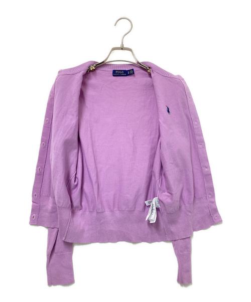 POLO RALPH LAUREN（ポロ・ラルフローレン）POLO RALPH LAUREN (ポロ・ラルフローレン) カーディガン パープル サイズ:XSの古着・服飾アイテム