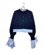 Bibiy.ビビィ）の古着「ANGELIQUE KNIT」｜ネイビー×ブルー