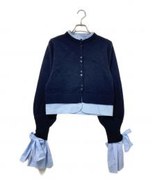 Bibiy.（ビビィ）の古着「ANGELIQUE KNIT」｜ネイビー×ブルー