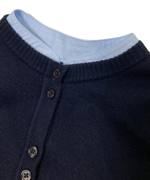 Bibiy.（ビビィ）Bibiy. (ビビィ) ANGELIQUE KNIT ネイビー×ブルー サイズ:FREの古着・服飾アイテム