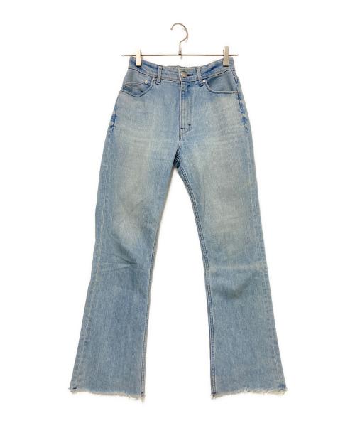 YANUK（ヤヌーク）YANUK (ヤヌーク) Semi Flare Cut Off インディゴ サイズ:24の古着・服飾アイテム