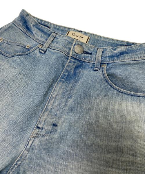 YANUK（ヤヌーク）YANUK (ヤヌーク) Semi Flare Cut Off インディゴ サイズ:24の古着・服飾アイテム