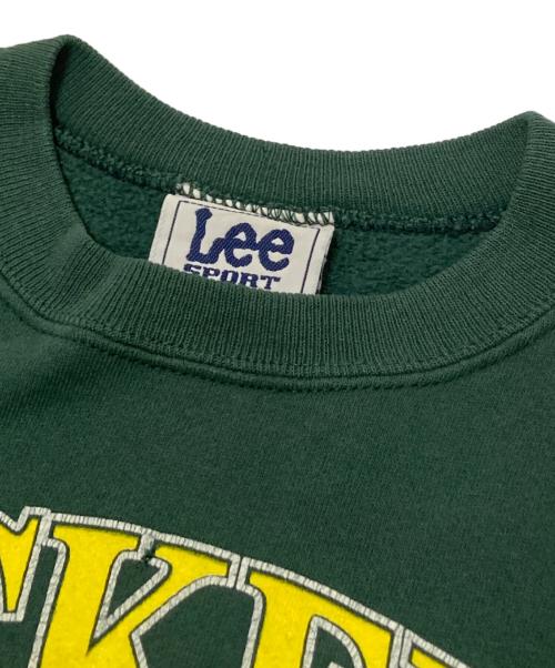 Lee SPORT（リースポーツ）Lee SPORT (リースポーツ) ロゴスウェット グリーン サイズ:XLの古着・服飾アイテム