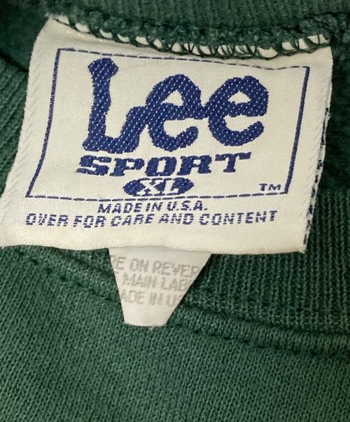 Lee SPORT（リースポーツ）Lee SPORT (リースポーツ) ロゴスウェット グリーン サイズ:XLの古着・服飾アイテム