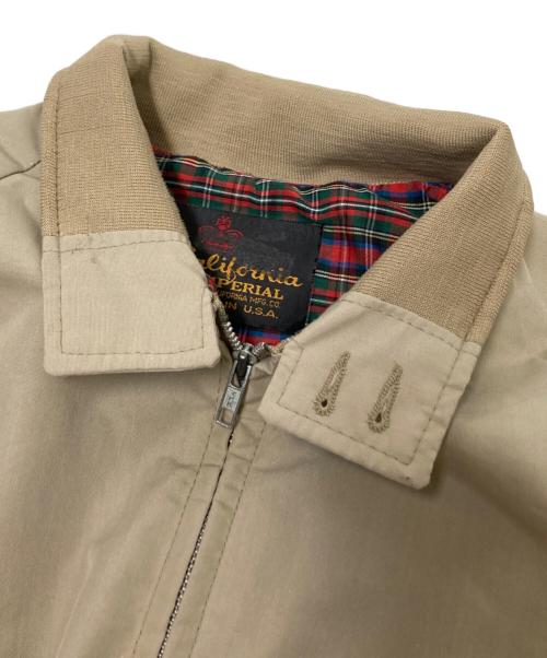 california imperial（カリフォルニア インペリアル）california imperial (カリフォルニア インペリアル) スイングトップ ベージュ サイズ:下記参照の古着・服飾アイテム