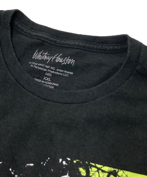 whitney houston（ホイットニー・ヒューストン）whitney houston (ホイットニー・ヒューストン) プリントTシャツ ブラック サイズ:XXLの古着・服飾アイテム