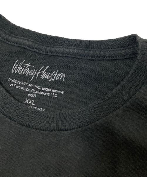 whitney houston（ホイットニー・ヒューストン）whitney houston (ホイットニー・ヒューストン) プリントTシャツ ブラック サイズ:XXLの古着・服飾アイテム
