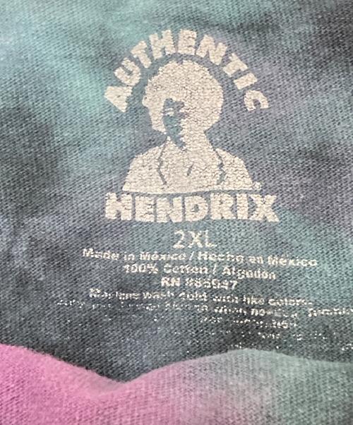 authentic hendrix（オーセンティック ヘンドリックス）authentic hendrix (オーセンティック ヘンドリックス) バンドTシャツ ネイビー サイズ:2XLの古着・服飾アイテム