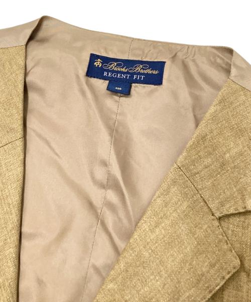 BROOKS BROTHERS（ブルックスブラザーズ）BROOKS BROTHERS (ブルックスブラザーズ) リネンジレ ベージュ サイズ:40Rの古着・服飾アイテム