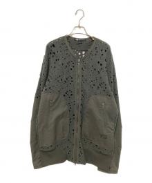 Y-3（ワイスリー）の古着「Perforated Bomber Jacket」｜グリーン