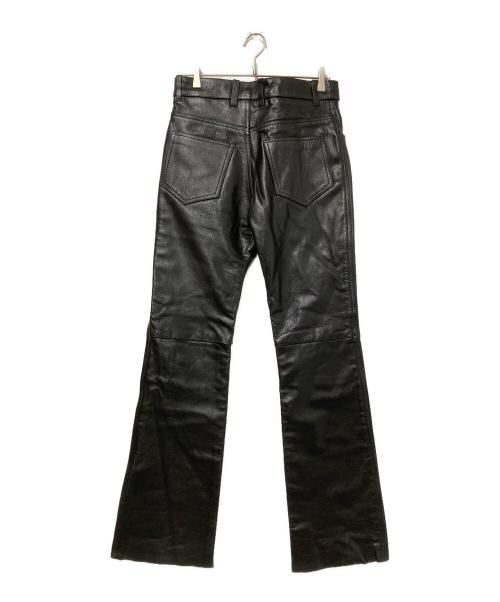 BOOTS CUT（ブーツカット）BOOTS CUT (ブーツカット) レザーパンツ ブラック サイズ:Mの古着・服飾アイテム
