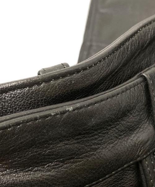 BOOTS CUT（ブーツカット）BOOTS CUT (ブーツカット) レザーパンツ ブラック サイズ:Mの古着・服飾アイテム