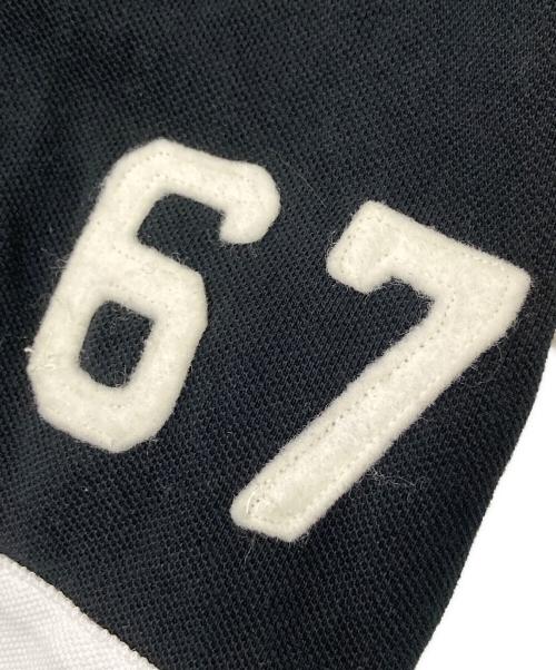 POLO RALPH LAUREN（ポロ・ラルフローレン）POLO RALPH LAUREN (ポロ・ラルフローレン) ワッペン刺繍ポロシャツ ブラック サイズ:Mの古着・服飾アイテム