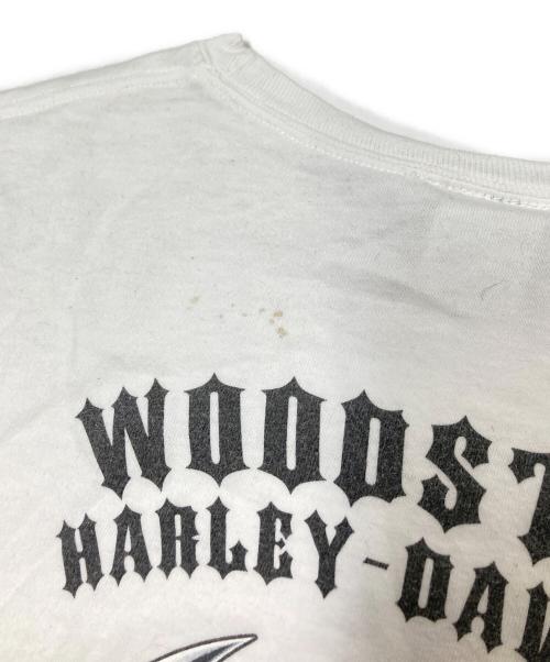 HARLEY-DAVIDSON（ハーレーダビッドソン）HARLEY-DAVIDSON (ハーレーダビッドソン) プリントカットソー ホワイト サイズ:XLの古着・服飾アイテム