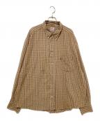 LEVI'Sリーバイス）の古着「オンブレチェックシャツ」｜ベージュ