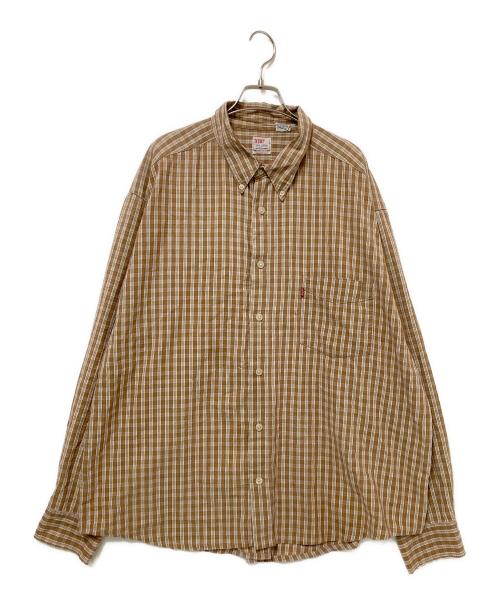 LEVI'S（リーバイス）LEVI'S (リーバイス) オンブレチェックシャツ ベージュ サイズ:下記参照の古着・服飾アイテム