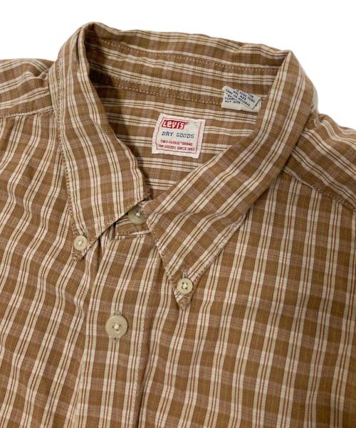 LEVI'S（リーバイス）LEVI'S (リーバイス) オンブレチェックシャツ ベージュ サイズ:下記参照の古着・服飾アイテム