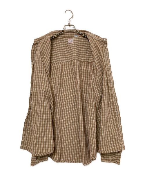LEVI'S（リーバイス）LEVI'S (リーバイス) オンブレチェックシャツ ベージュ サイズ:下記参照の古着・服飾アイテム
