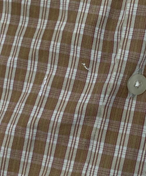 LEVI'S（リーバイス）LEVI'S (リーバイス) オンブレチェックシャツ ベージュ サイズ:下記参照の古着・服飾アイテム