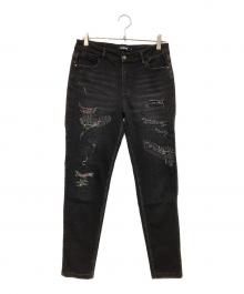 Desigual（デシグアル）の古着「アンクル スキニージーンズ」｜ブラック