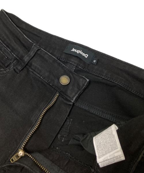 Desigual（デシグアル）Desigual (デシグアル) アンクル スキニージーンズ ブラック サイズ:42の古着・服飾アイテム