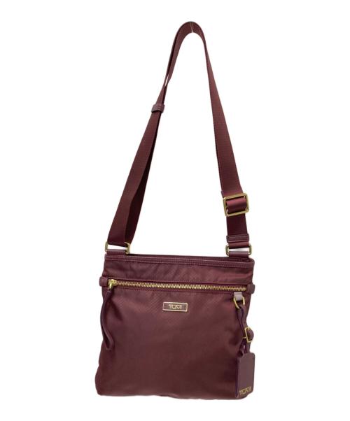 TUMI（トゥミ）TUMI (トゥミ) クロスボディショルダーバッグ ボルドー サイズ:下記参照の古着・服飾アイテム
