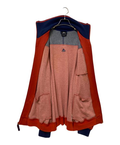 adidas（アディダス）adidas (アディダス) トラックジャケット ネイビー×オレンジ サイズ:4XOの古着・服飾アイテム
