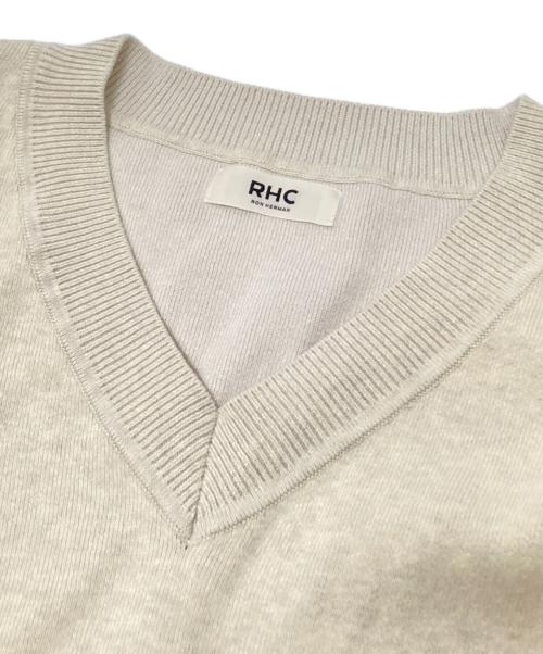 RHC Ron Herman（アールエイチシー ロンハーマン）RHC Ron Herman (アールエイチシー ロンハーマン) Vネックニット ベージュ サイズ:Sの古着・服飾アイテム