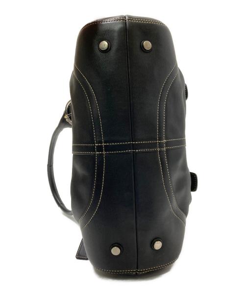 COACH（コーチ）COACH (コーチ) フラップサッチェルハンドバッグ ブラック サイズ:下記参照の古着・服飾アイテム