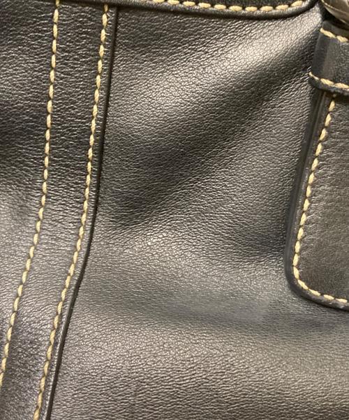 COACH（コーチ）COACH (コーチ) フラップサッチェルハンドバッグ ブラック サイズ:下記参照の古着・服飾アイテム