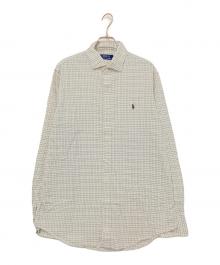 POLO RALPH LAUREN（ポロ・ラルフローレン）の古着「チェックシャツ」｜ホワイト