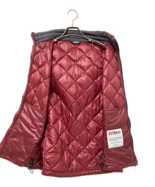 Eddie Bauer（エディーバウアー）Eddie Bauer (エディーバウアー) ダウンベスト レッド×グレー サイズ:Sの古着・服飾アイテム