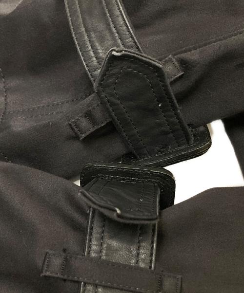 BURBERRY LONDON（バーバリーロンドン）BURBERRY LONDON (バーバリーロンドン) レザー切替トレンチコート ブラック サイズ:Mの古着・服飾アイテム