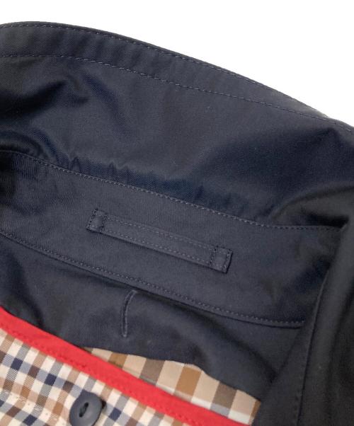 Aquascutum（アクアスキュータム）Aquascutum (アクアスキュータム) ライナー付ベーシックトレンチコート ブラック サイズ:8の古着・服飾アイテム