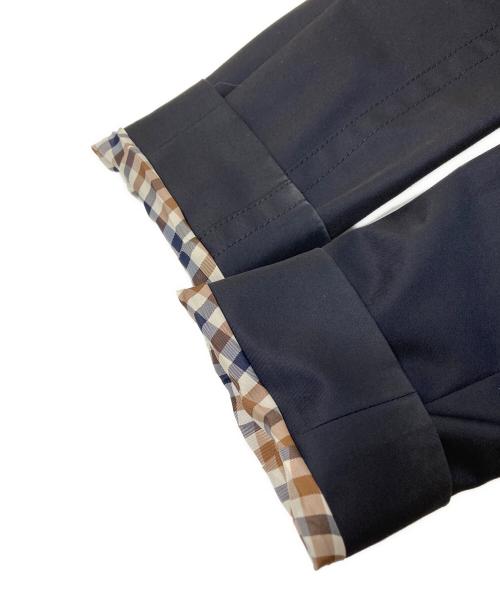 Aquascutum（アクアスキュータム）Aquascutum (アクアスキュータム) ライナー付ベーシックトレンチコート ブラック サイズ:8の古着・服飾アイテム